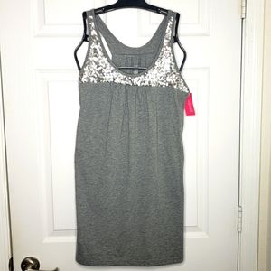 NWT Xhilaration sequin tank slip